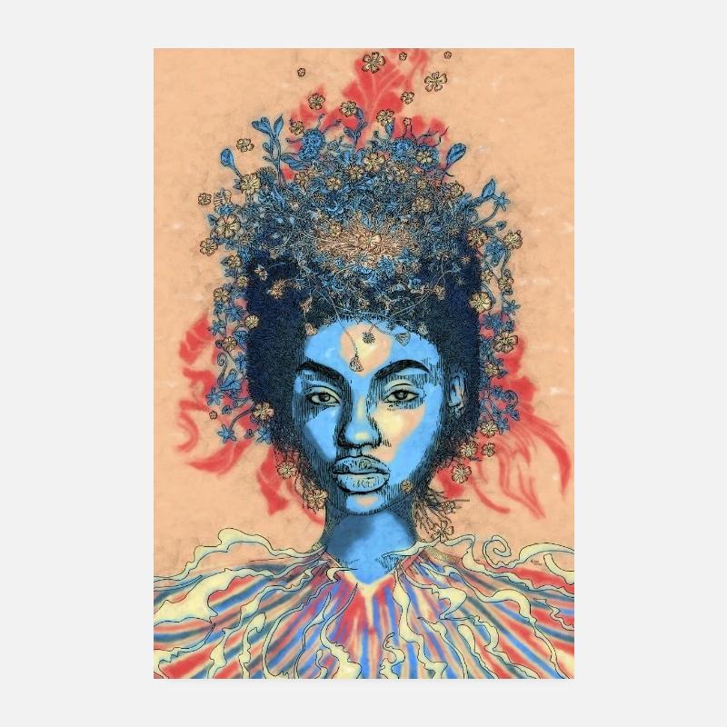 Wurzeln des Feuers Poster 20x30 cm