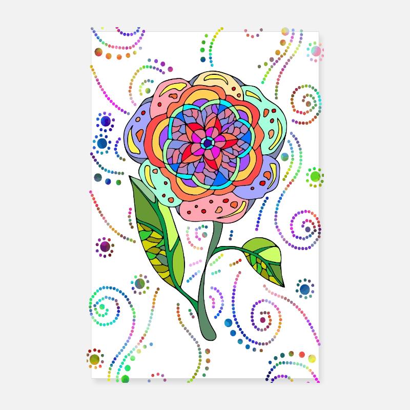 Blume Poster 20x30 cm