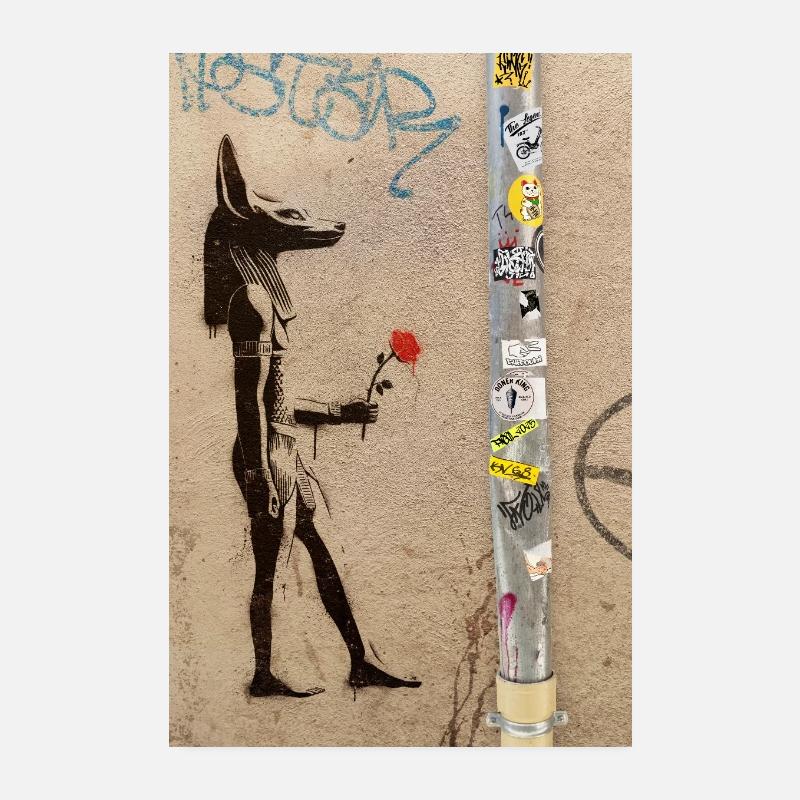 Anubis - Poster 8" x 12" (20x30 cm) - white