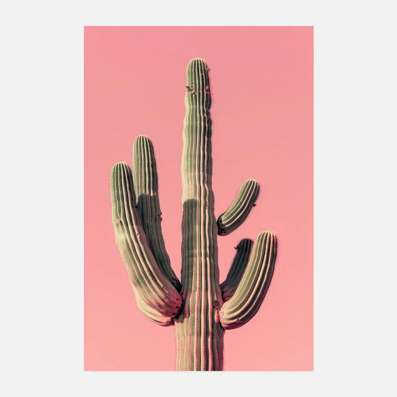 Large Cactus | AI Poster 8" x 12" (20x30 cm)