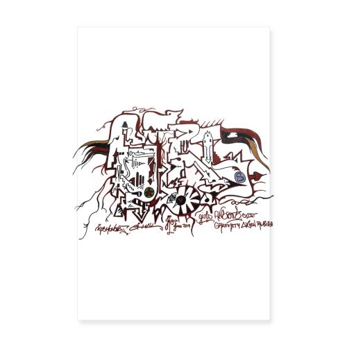 Kosmono - Poster 20x30 cm