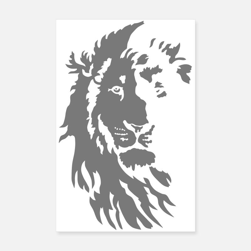 Löwe Poster 20x30 cm