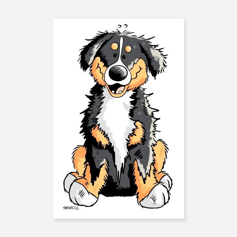 Bouvier Bernois Poster 20 x 30 cm