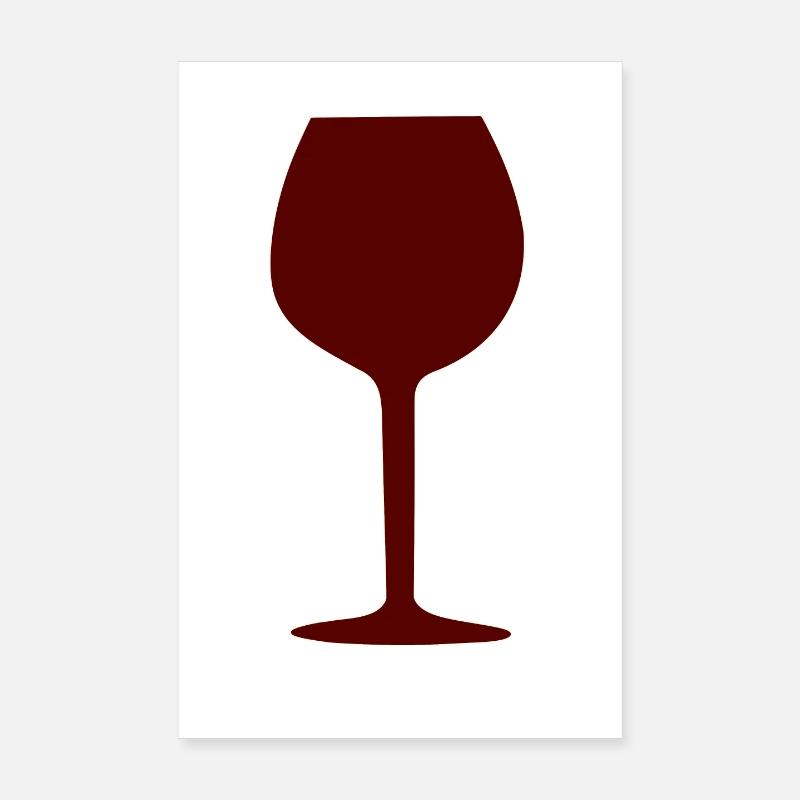 Verre À Vin, Vin Poster 20 x 30 cm