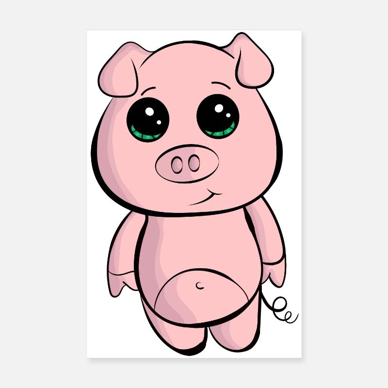 Petit cochon Poster 20 x 30 cm
