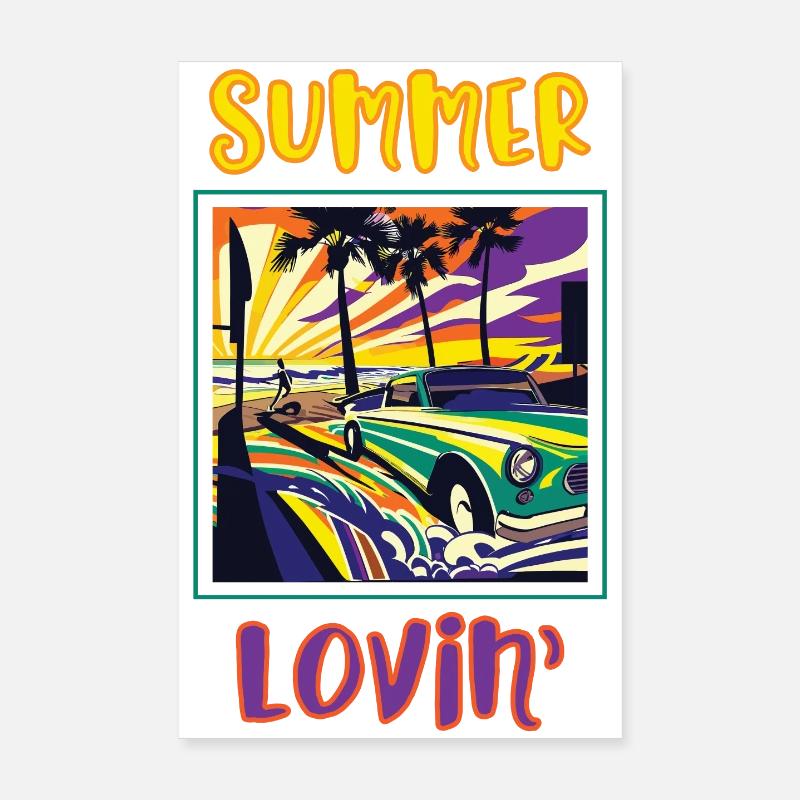 Lovin' d’été Poster 20 x 30 cm
