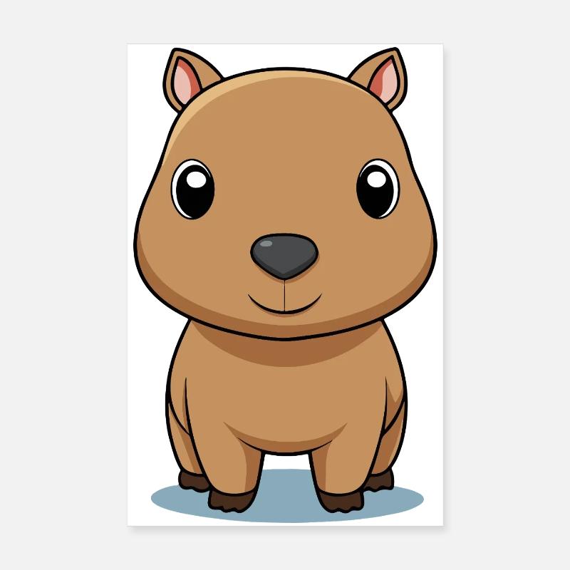 Chiot câlin avec une expression charmante Poster 20 x 30 cm