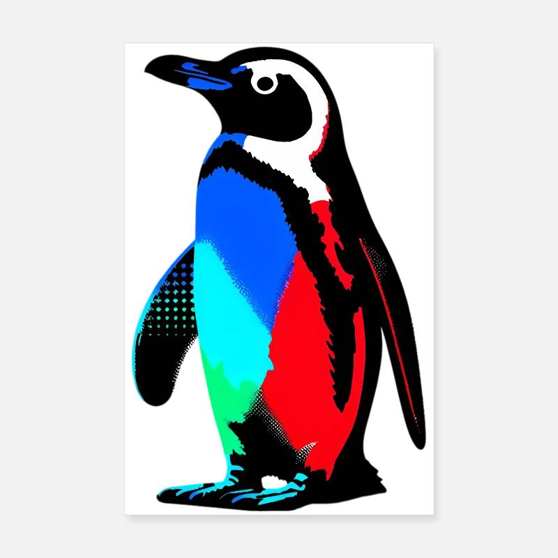 Pinguin Poster 20x30 cm