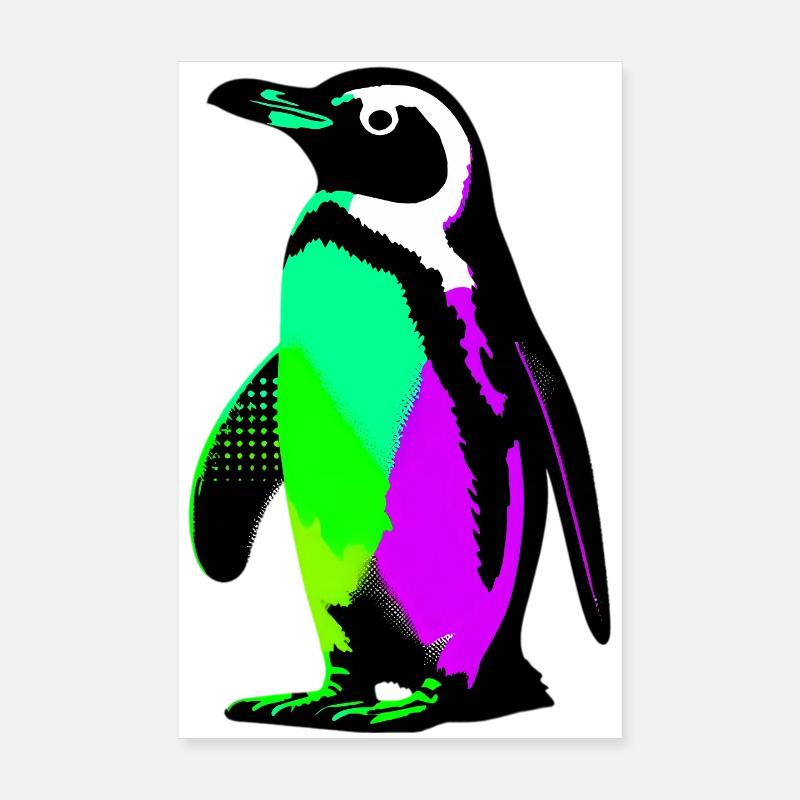 Pinguin Poster 20x30 cm
