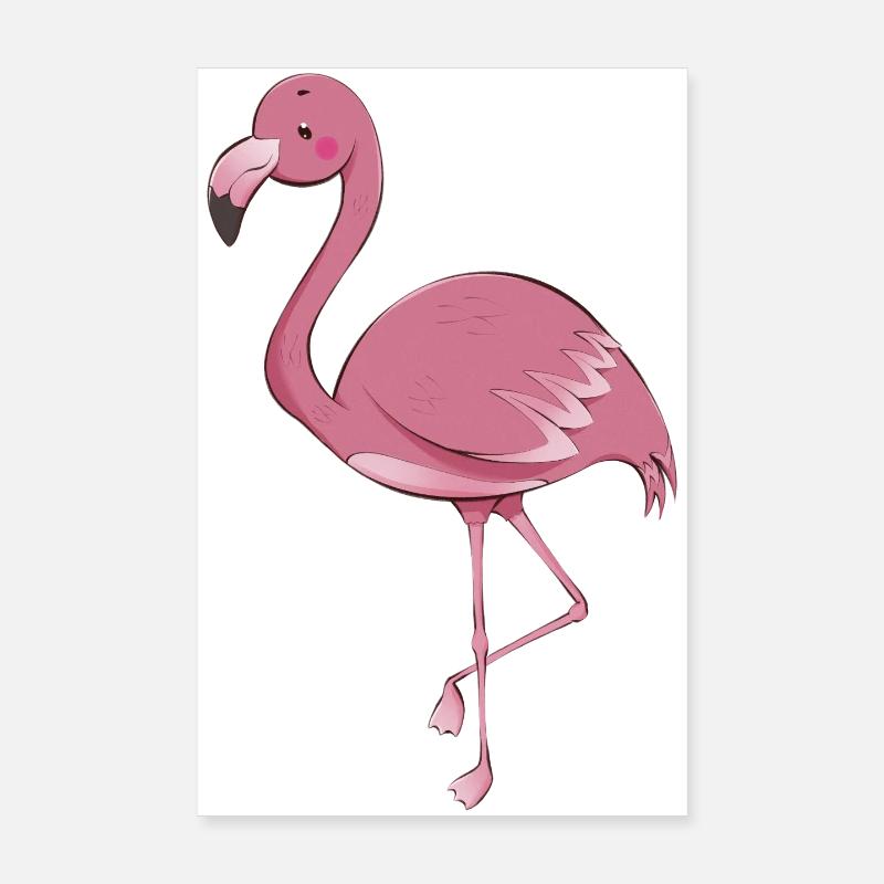 Flamant Poster 20 x 30 cm