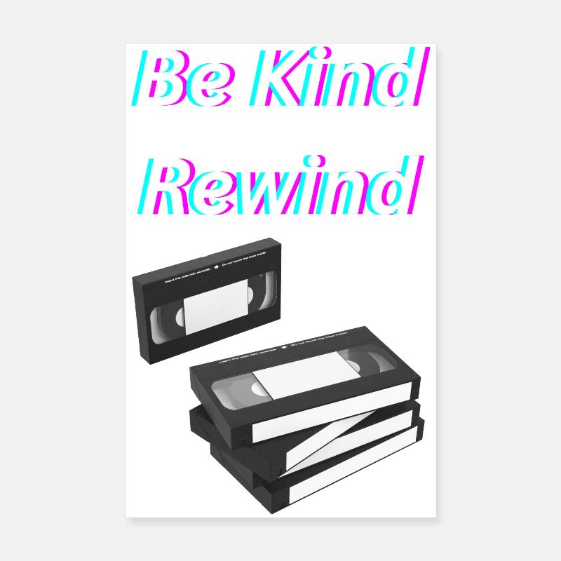 Be_Kind_Rewind Poster 20 x 30 cm