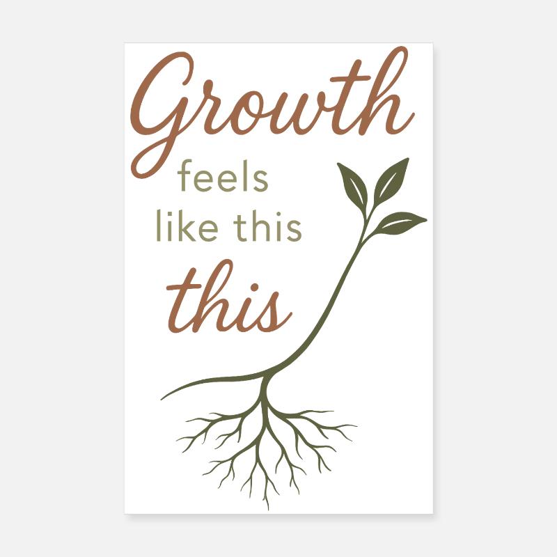 Croissance consciente, Renouvellement printanier, Poster 20 x 30 cm