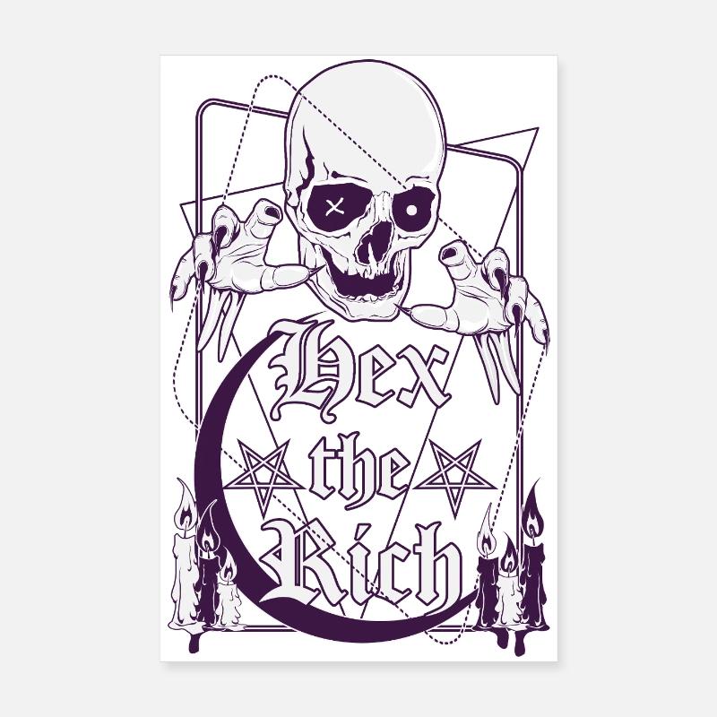 Hex die Reichen Poster 20x30 cm