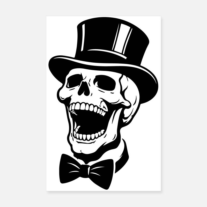 Groom Skull Skeleton Jga Poster 8" x 12" (20x30 cm)