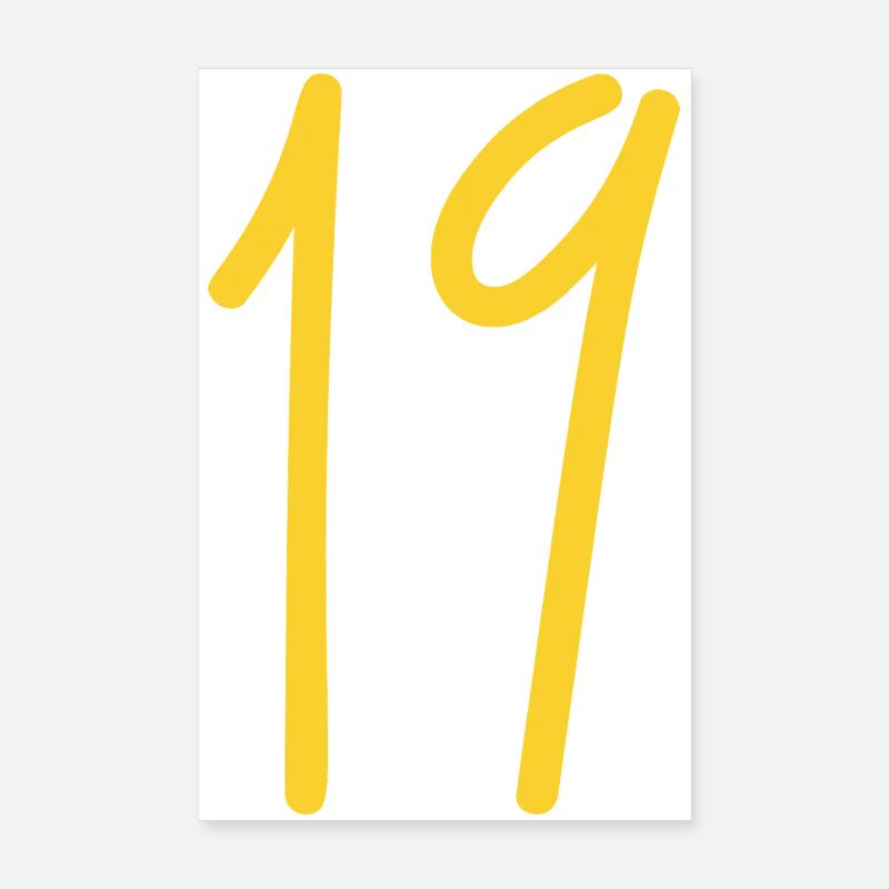 19 Poster 8" x 12" (20x30 cm)