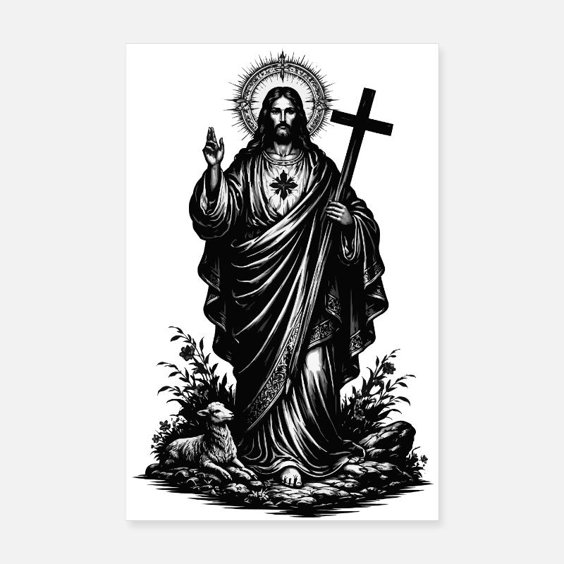 Mon Dieu Poster 20 x 30 cm