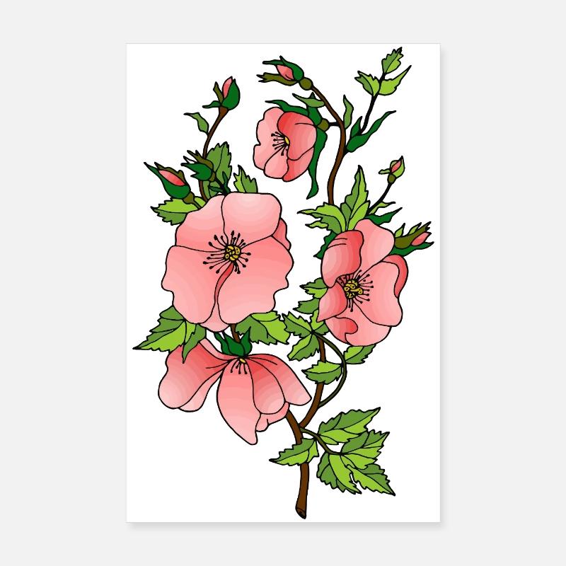 Fleur Poster 20 x 30 cm