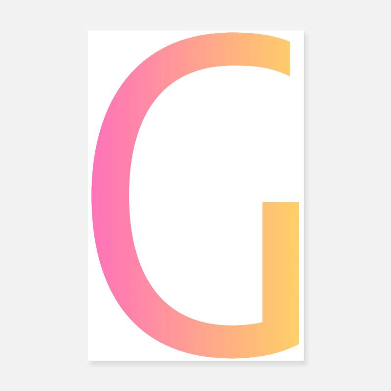 g Poster 20 x 30 cm