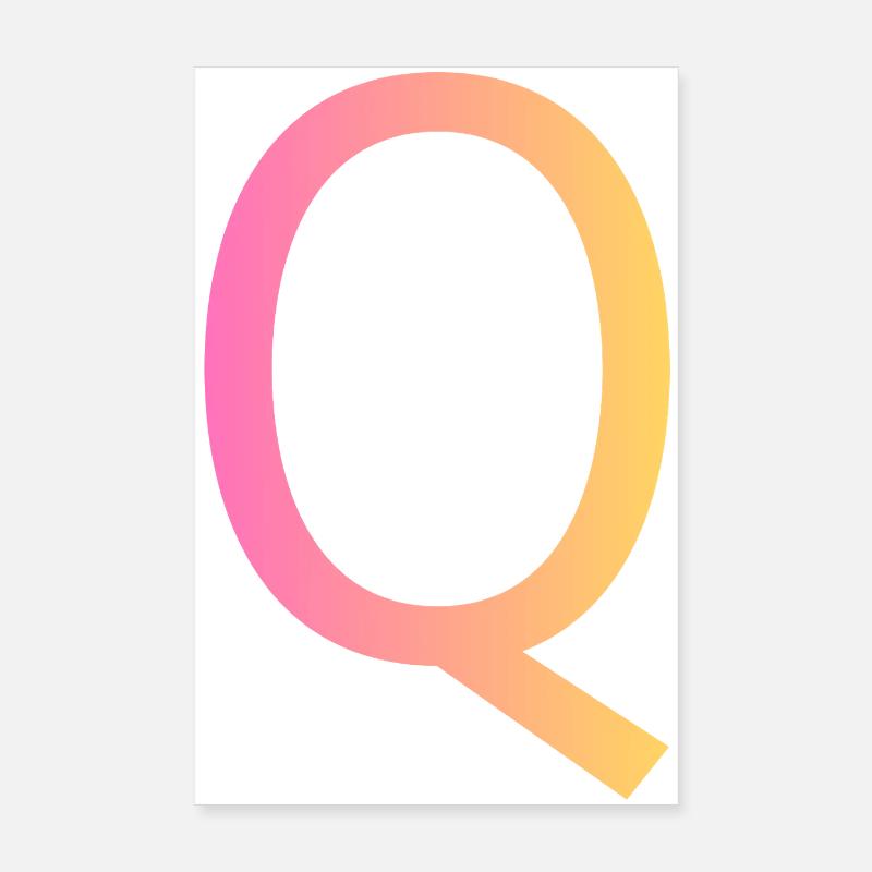 Q Poster 20 x 30 cm