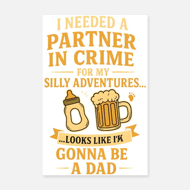 Komplizen-Vater Poster 20x30 cm