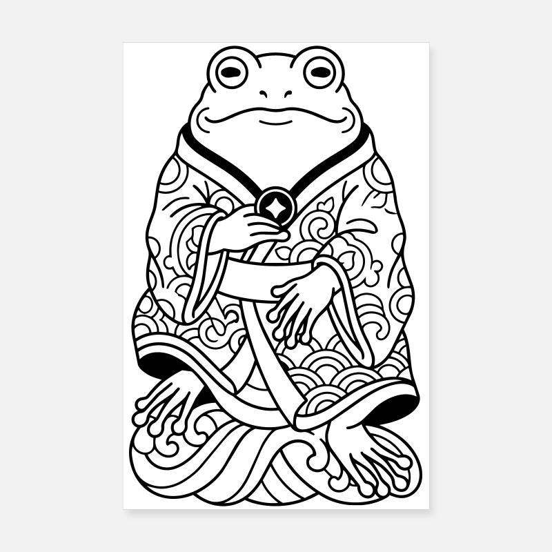 Japanische Tätowierung Poster 20x30 cm