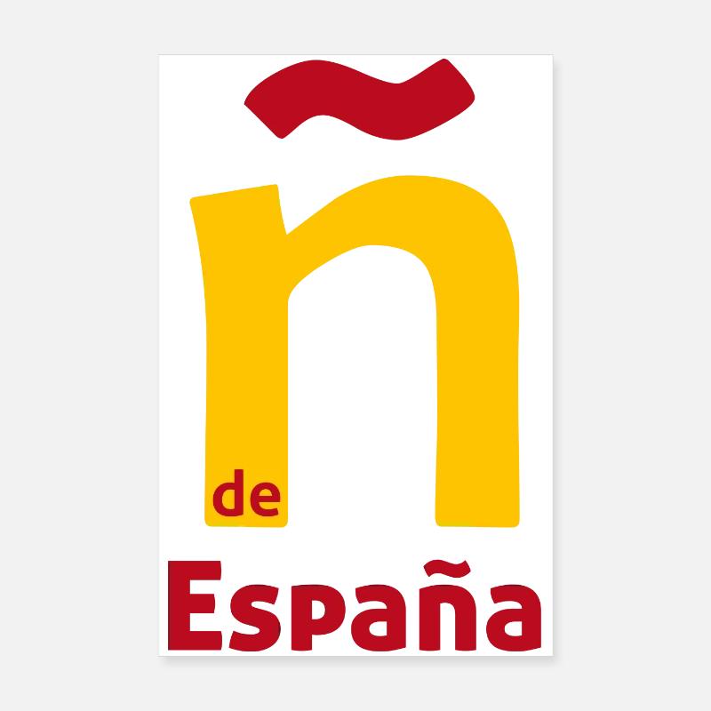 Ñ de España Poster 20x30 cm