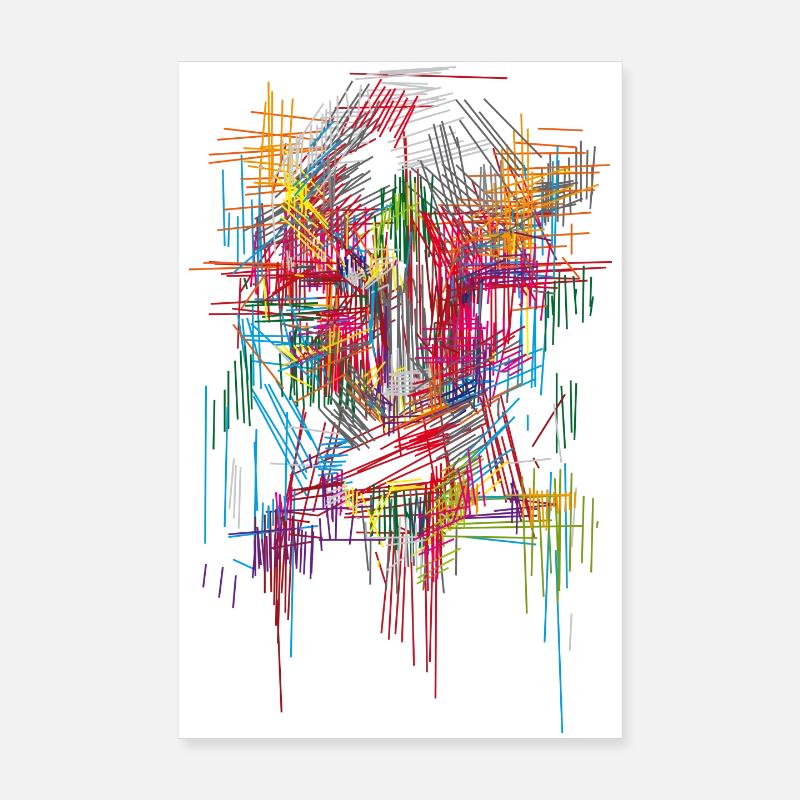 Tête d'architecture Scifi Poster 20 x 30 cm