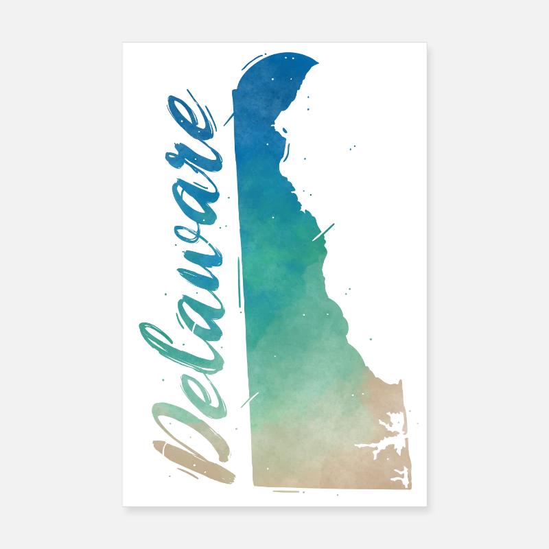 Delaware Poster 20x30 cm