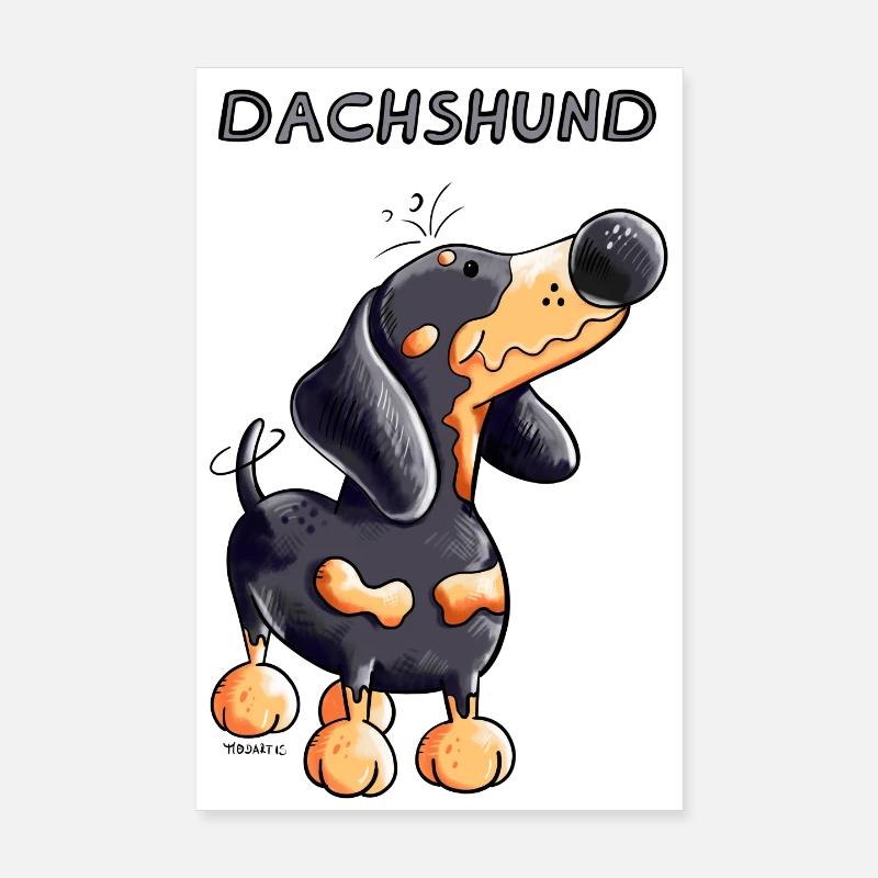 Mignon Dachshund Poster 20 x 30 cm