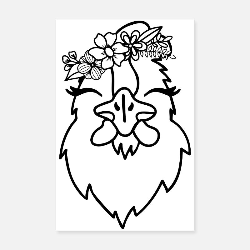 Chicken chickens Poster 8" x 12" (20x30 cm)