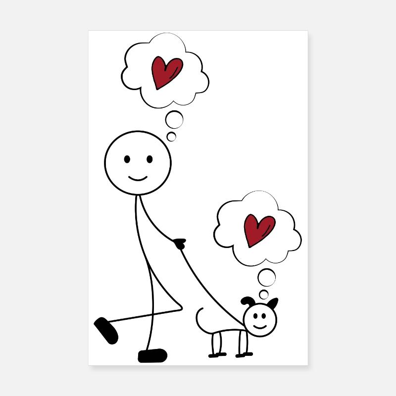 dog Poster 8" x 12" (20x30 cm)