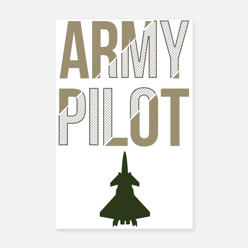 Armee Pilot Poster 20x30 cm