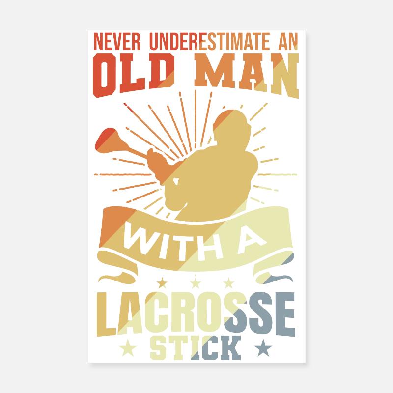 Grand-père de crosse Poster 20 x 30 cm