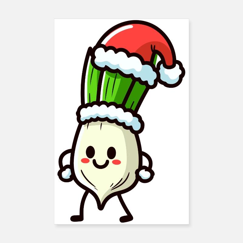 Nikolauch Spring Onion Poster 8" x 12" (20x30 cm)