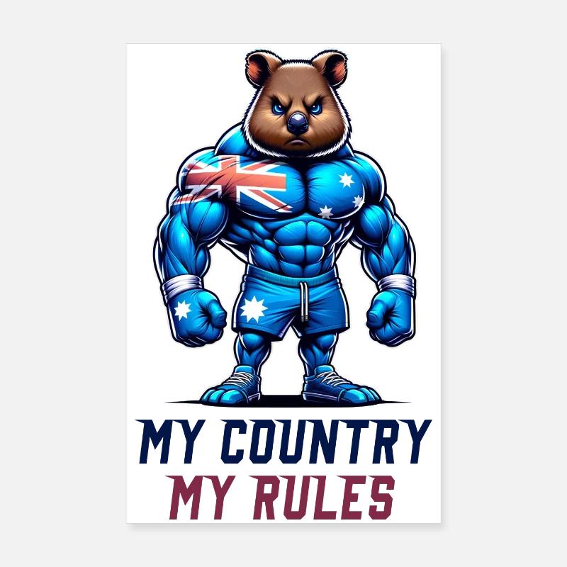 Héros de Quokka Australia Poster 20 x 30 cm