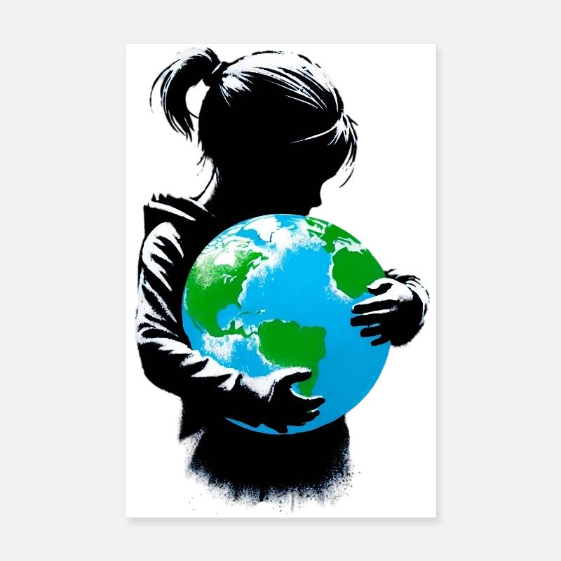 Planet Earth Poster 8" x 12" (20x30 cm)