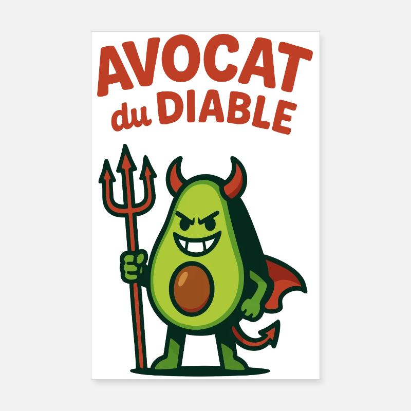 Avocat du diable Poster 20 x 30 cm