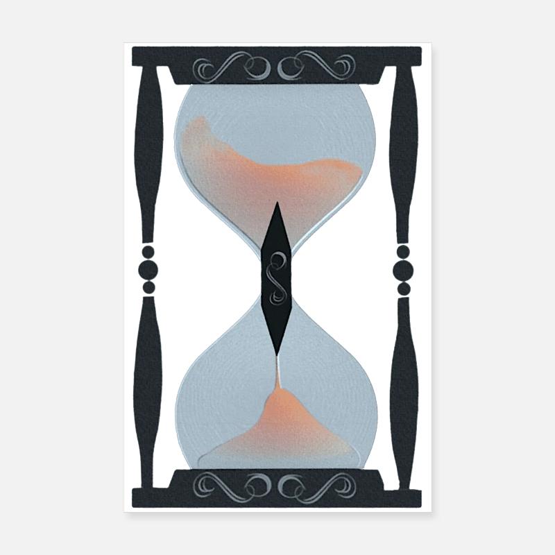 sandtimer, memento mori Poster 20x30 cm