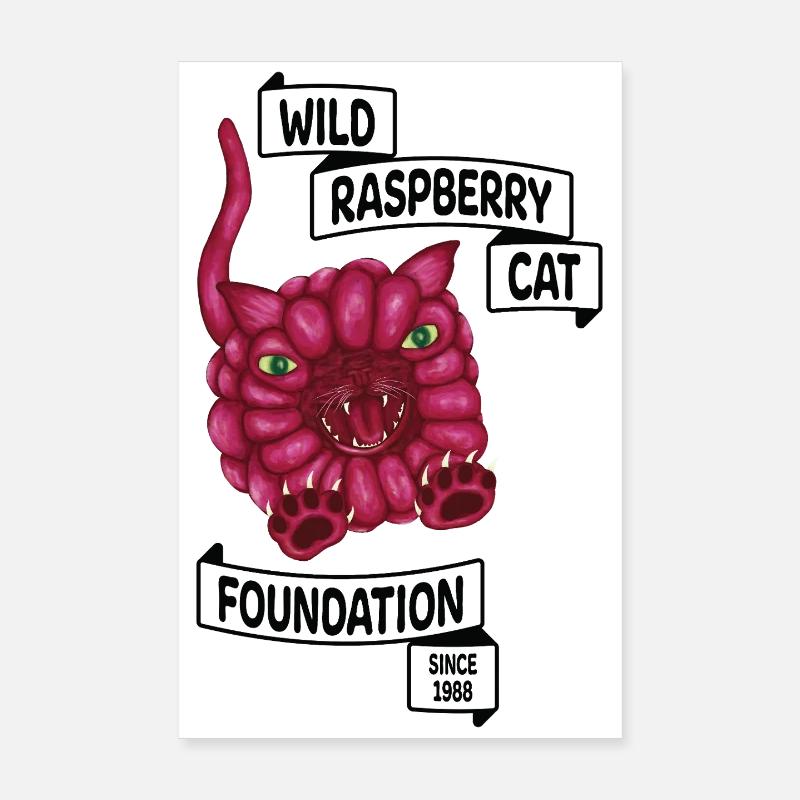 Raspberry the cat Poster 8" x 12" (20x30 cm)