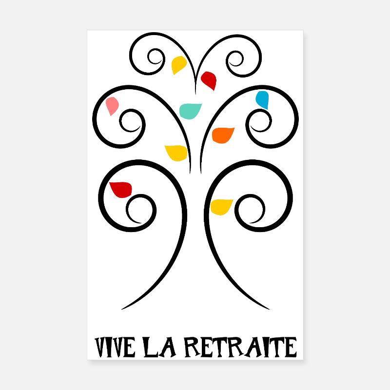RETRAITE. COLLEGUE. RETRAITE. RETRAITEE. RETRAITE. Poster 20 x 30 cm