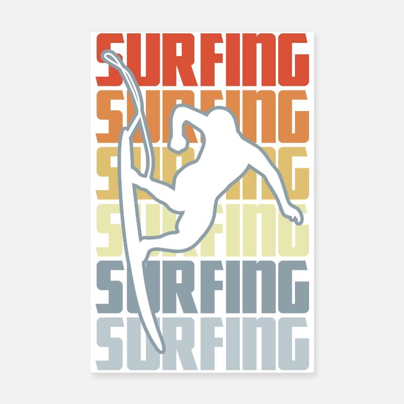 Surf coach Poster 8" x 12" (20x30 cm)
