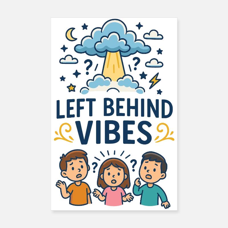 Vibrations de Left Behind Poster 20 x 30 cm