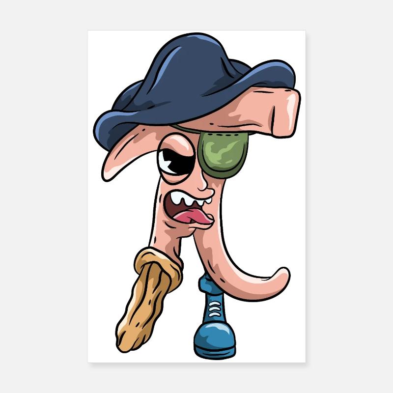 Pi – Mathe Pirat Poster 20x30 cm