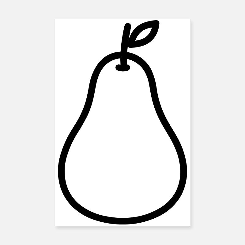 poire Poster 20 x 30 cm