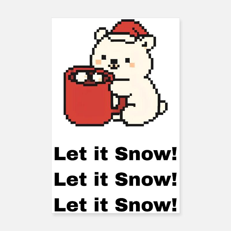 süßer Eisbär Poster 20x30 cm