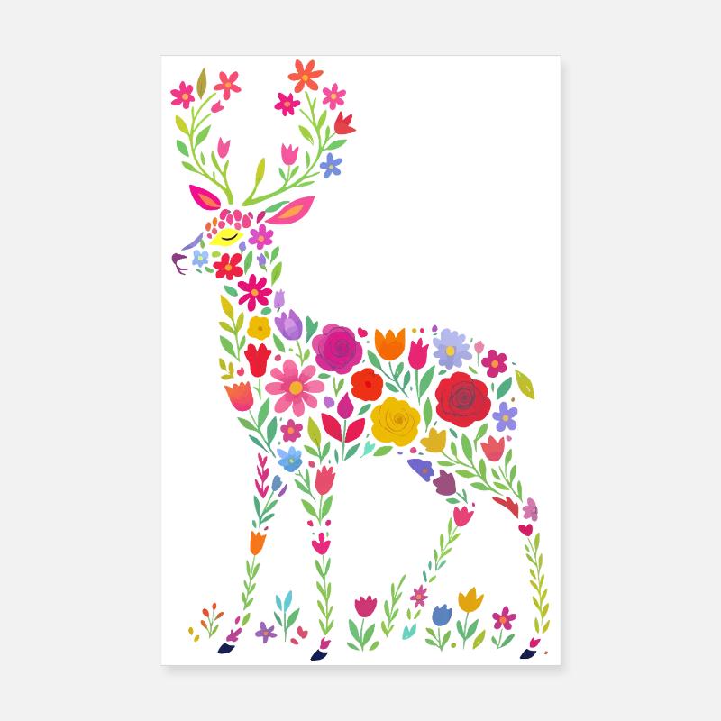 Cerf, chevreuil, cerf Poster 20 x 30 cm