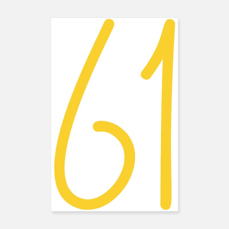 61 Poster 8" x 12" (20x30 cm)