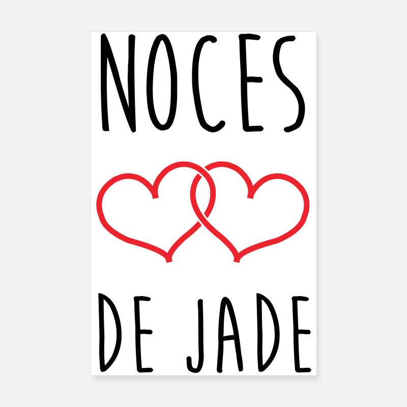 noces de jade 26 ans d'amour Poster 20 x 30 cm