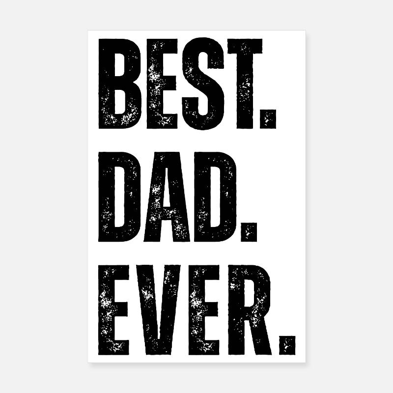 Bester Vater aller Zeiten Poster 20x30 cm