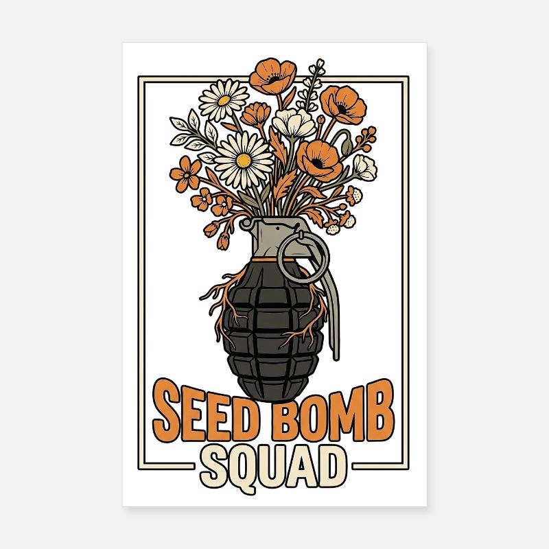 Seed Planting Future Poster 20x30 cm